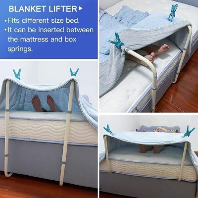 Blanket Lifter for Feet Lift Bar Sheet Riser Foot Tent Blanket Support Holder UK