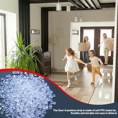 3m PVC Threshold Ramp – Non-Slip, Self-Adhesive Transition Strip - Trim To Fit