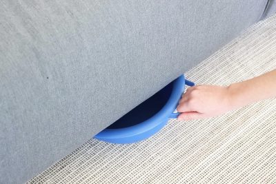 Pepe Bedpan for Men & Women – Portable Bed Urinal with Handle, Blue