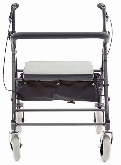 Heavy Duty Bariatric Rollator with Seat & Bag – CareCo Burly 28st / 181kg