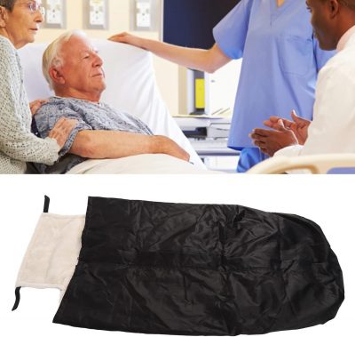 Waterproof Wheelchair Blanket with Fleece Lining – Warm Leg & Lap Cover - Black