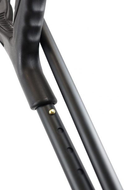 PEPE Mobility Folding Crutch – Lightweight Aluminium, Adjustable Open Cuff
